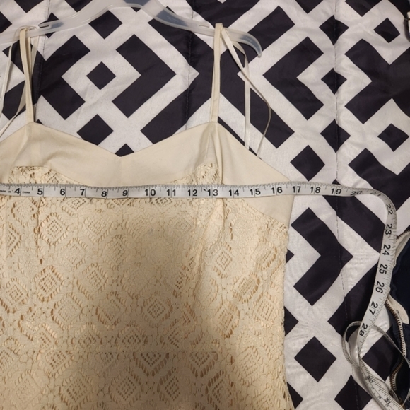 Nanette by Nanette Lepore Palomino Cream Crochet Midi Dress, Size: 8 - Picture 10 of 11